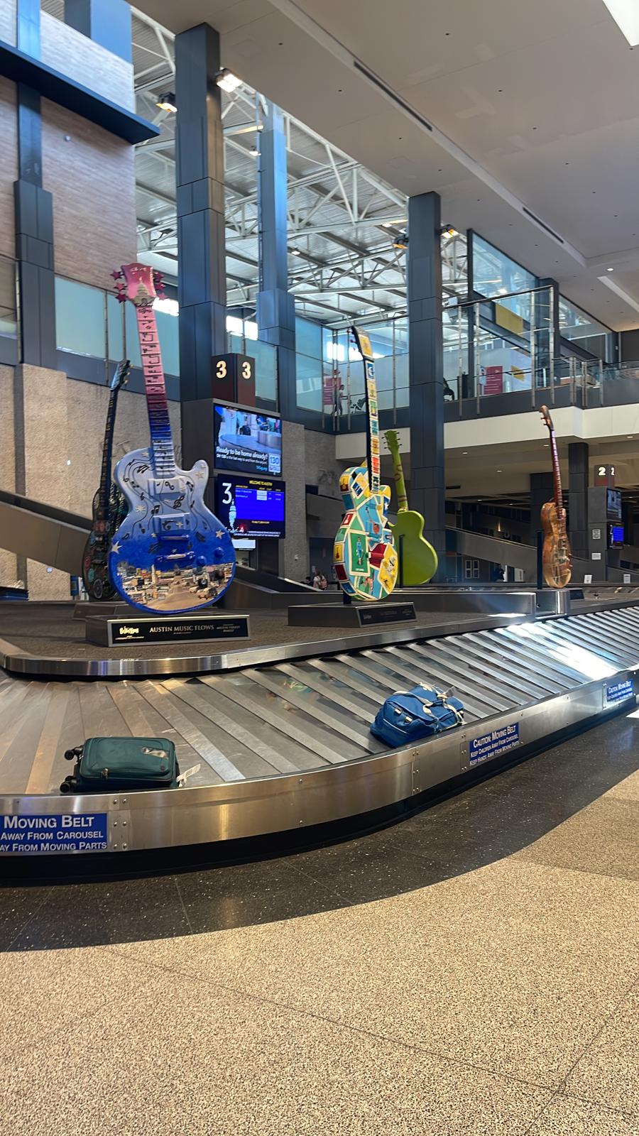 Airport baggage area