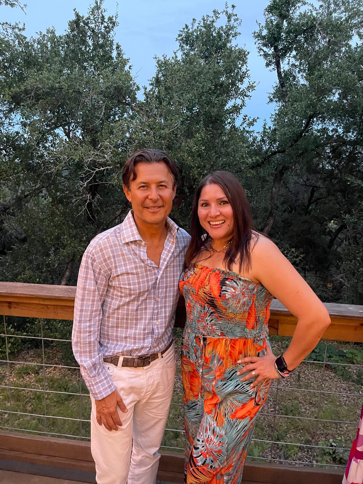 Regina posing with Shaklee CEO 1