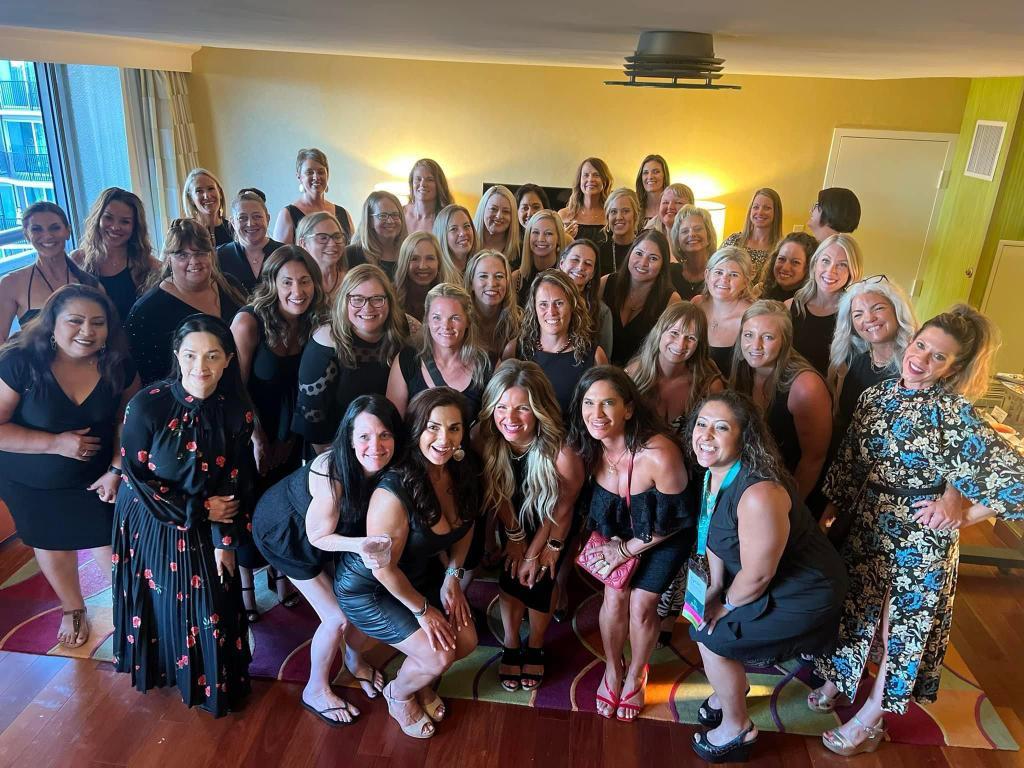 Group photo in conference room