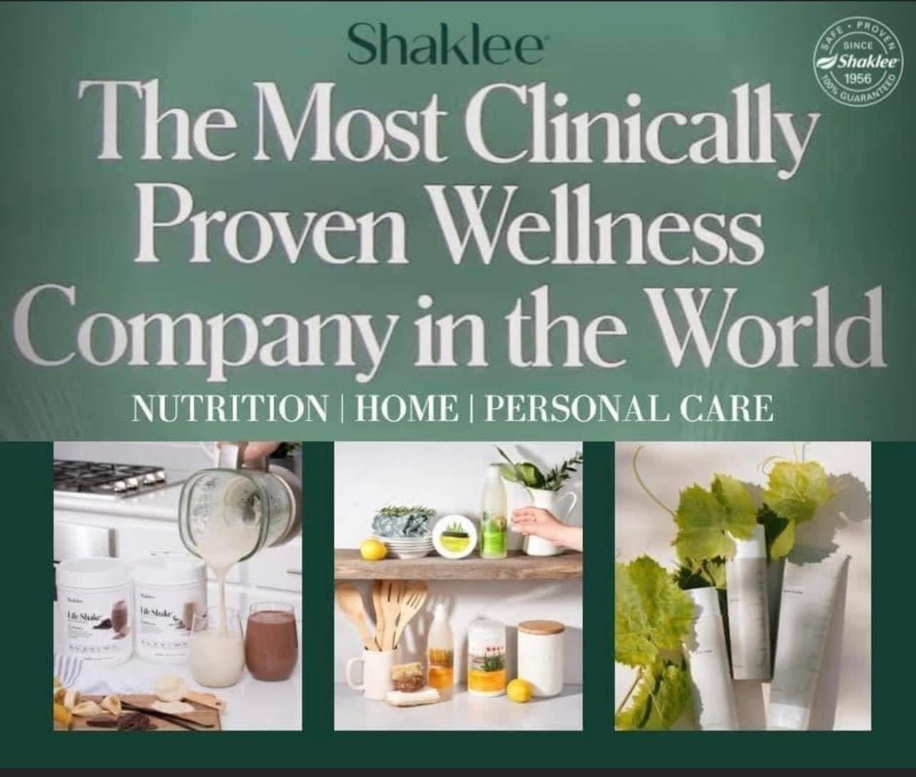 Shaklee is the most clinically proven wellness company in the world